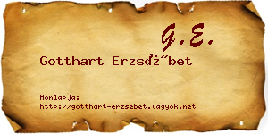 Gotthart Erzsébet névjegykártya
